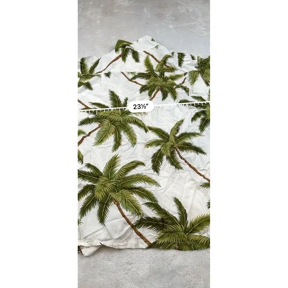 Hilo Hattie The‎ Hawaiian Original Palm Tree Aloha Shirt Men's Large - Picture 5 of 6